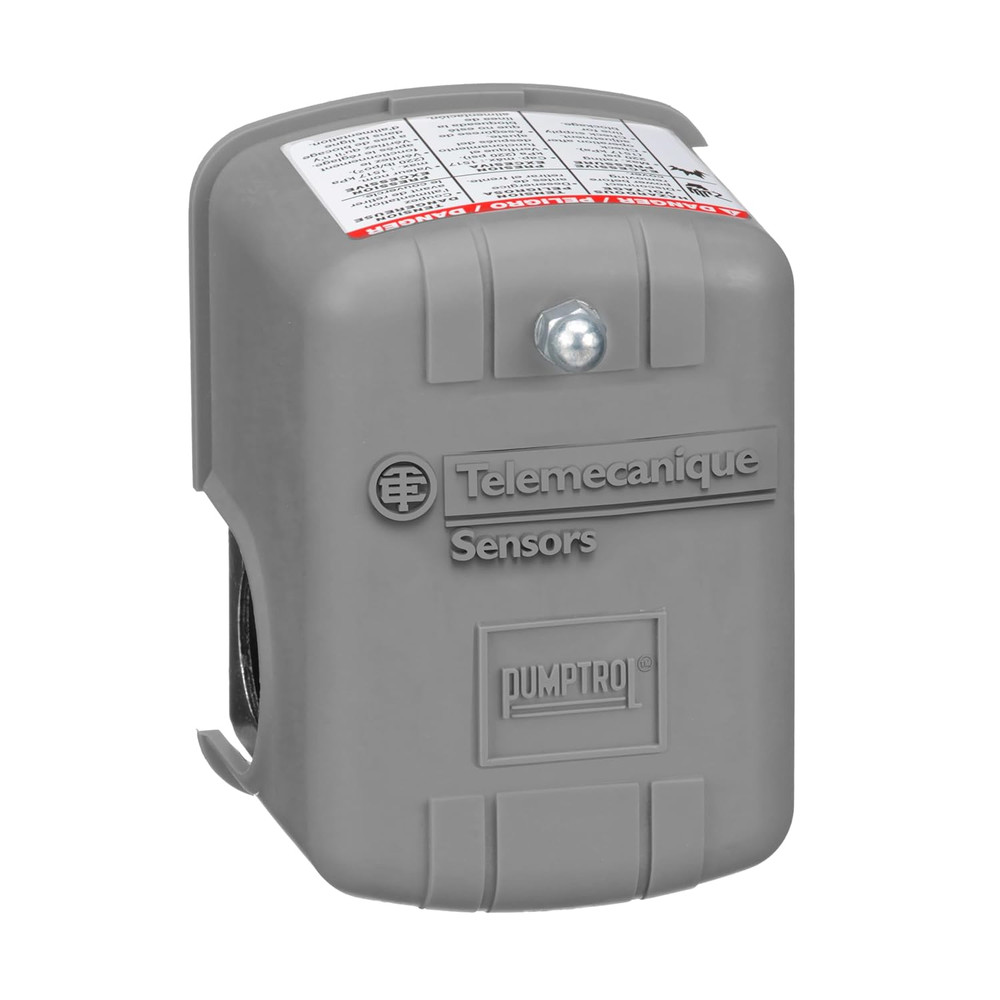 9013FHG49J59 Air-Compressor Pressure Switch, 175 psi Set Off, 40 psi Fixed Diffe