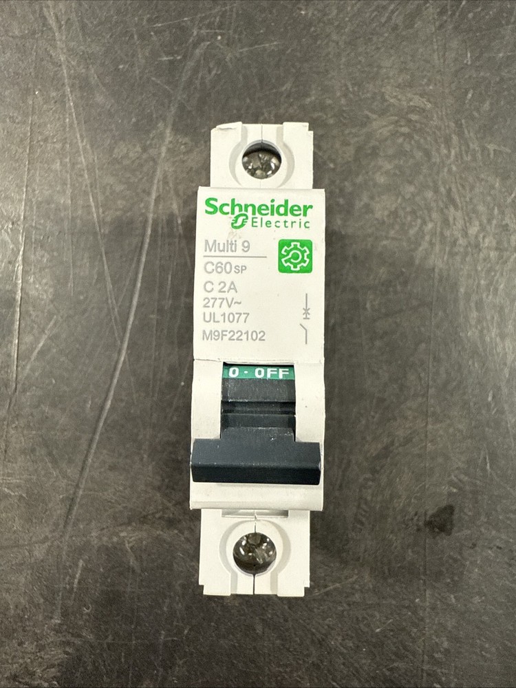 Schneider Electric M9F22110 Circuit Breaker Multi9 C60SP C2A 10A 277V *NOB*