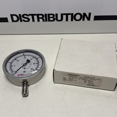 ASHCROFT 10-1008-SL-02L-30 100m Steel Pressure Filled Gauge 30 psi 101008SL02L30