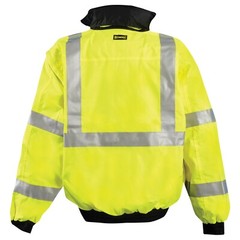 OccuNomix LUX-TJBJ Type R Class 3 Premium 4-In-1 Bomber Safety Jacket Small