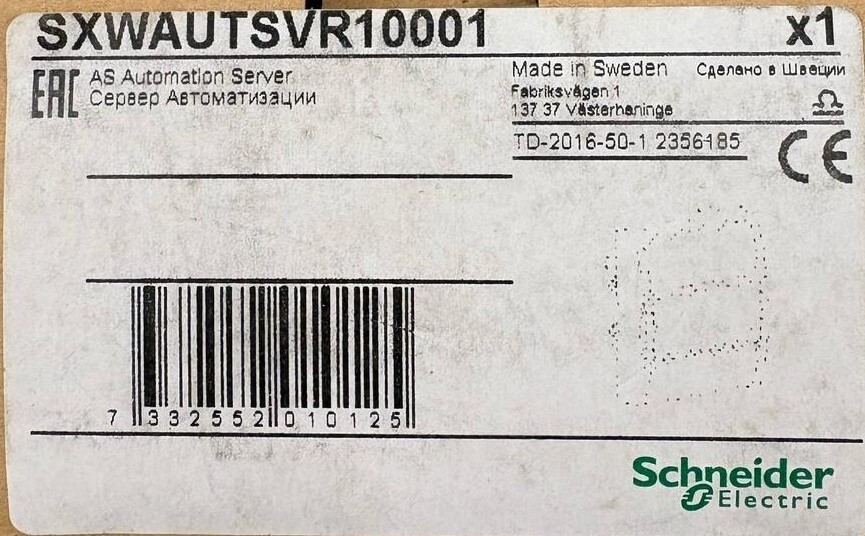 Schneider Electric SXWAUTSVR10001 SmartX Controller, Automation Server, NEW