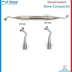 Dental Implant Bone Compactor Packer Bone Plugger 3mm – 4mm and 6mm – 8mm