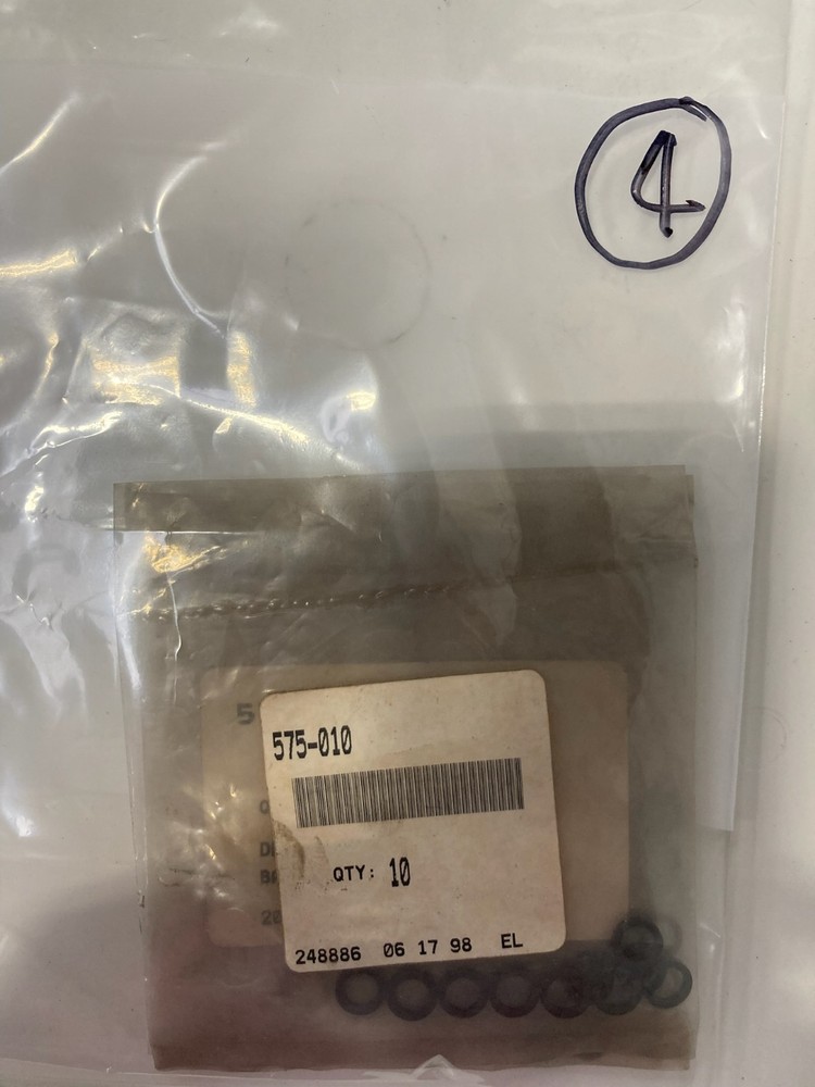 575-010 O-Ring 0.25″ ID x 0.375″ OD x 0.063″ CS Plumbing Gasket Seal (Pack 10)