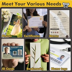 300 PK Bulk KOALA Thermal Laminating Pouches 9″x11.5″ Clear 3Mil Laminate Sheets
