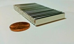 10-100 NEODYMIUM magnets 1-1/2″×1/4″×1/8″ Strong Rare Earth magnets N52 Grade
