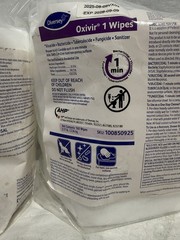 2 PACK Diversey Oxivir 1 Wipes Disinfectant Refill 160 Ct Roll 100850925 Exp2028