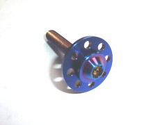 Titanium M6 FLAT DRILLED WASHER BURNT BLUE CAR BIKE KART BOAT SKI NO RUST 23 DIA