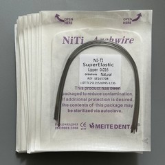 10Pcs/Pack Dental Orthodontic Arch Wire Super Elastic Niti Round Natural Form