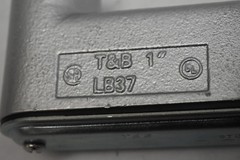 T&B 1″ LB37 Conduit Body Type LB 1 Inch Threaded Aluminum Electrical Cover