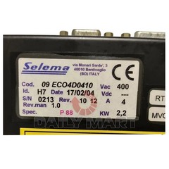 Used & Tested SELEMA 09ECO4D0410 Motor Driver