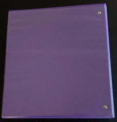 UP&UP – TARGET BRAND – 1 Inch – 3 D Ring – Binder – PURPLE