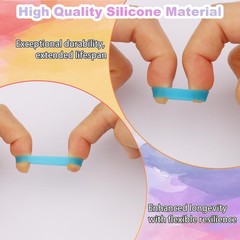 200 PCS Silicone Small Rubber Bands – 0.5 Inch Colorful Small Elastic Rubber …