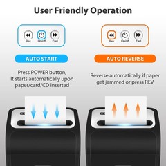 14-Sheet Micro Cut Paper Shredder for Home Office Heavy Duty, 60-Min Runtime,…