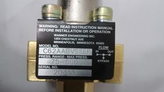 Wanner C62AABVSSEF Regulating Bypass Valve 3/4in 75-500psi