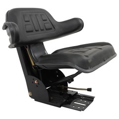 Black Tractor Suspension Seat For Massey Ferguson 180 185 235 240 245 250 254