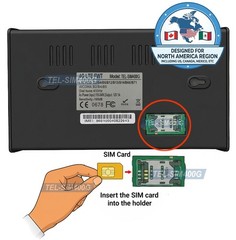 4G Voice LTE Mobile SIM To Analog Landline RJ11 Phone Line Adapter US Canada MX