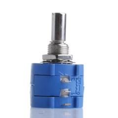 2/4/6Pcs 10-100K Ohm 3590S Rotary Wirewound Precision Potentiometer Pot 10-Turn