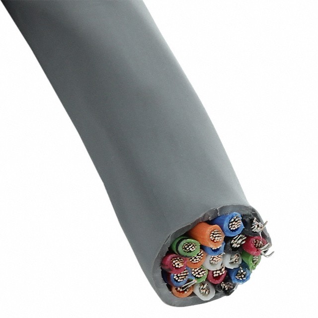 Belden 8619 060 Multi-Cond. Cable, 19C, 18 AWG, 19×30, Gray, TC – 45 ft. Length