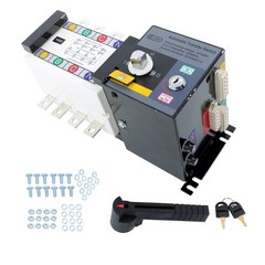 1 × 160A 4 Poles 110V 220V Grid to AC Generator ATS Automatic Transfer Switch