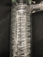 CHEMGLASS Glass 24/40 Outer 24/40 Inner Friedrichs Condenser 12mm HoseCG-1210-01