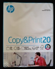 500 Sheets HP Printer Paper 8.5×11 | 20lb Copy Print Paper 92 Bright