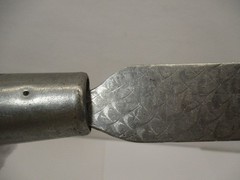Hand Scraper with ” Scraped ” Finish Way Scraper 18″ Long w/ Handle Blunt End VG