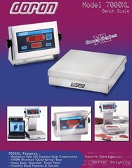 Doran 7100XL/15 Stainless Steel Bench Scale, 15″x15″ Platform, 100 lb x 0.02 lb