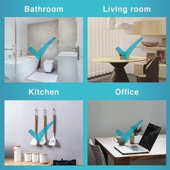 15 Small Hooks+30 Removable Strips, Clear Wire Hanger Hooks, Damage-Free Util…