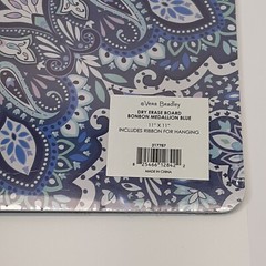 Vera Bradley Desk Accessories Set Bloom Berry Notebook Dry Erase Board Cup
