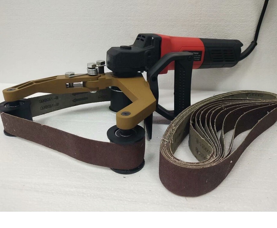 Tools 40A Pipe Rail Polishing Belt Sander & 100 Belts fits Metabo Roxx Bluerock
