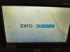 EXFO MAX-715B-M1-EA-RF 1310/1550 nm Fiber Optic Tester.