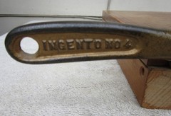 Vintage INGENTO No. 4 12″ PAPER TRIMMER Cutter SOLID WOOD