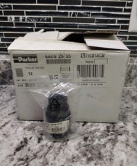 NEW Parker Transair 6605 25 35 Threaded Connector Male 1″ NPT to 25mm Pipe
