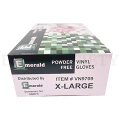 Powder Free Vinyl Gloves, Disposable, Latex Free, XLARGE Size, 200 Gloves Total