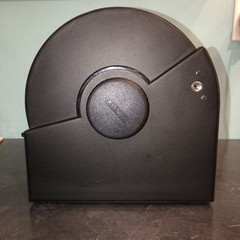 Rolodex Jumbo Double Rotary 2400 Black Roll Top Card File Vintage No Key