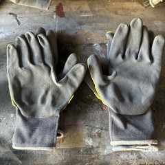 Series Ormadus Safety Work Heavy Impact Glove Nylon Sandy MicroFoam Nitrile Sz L