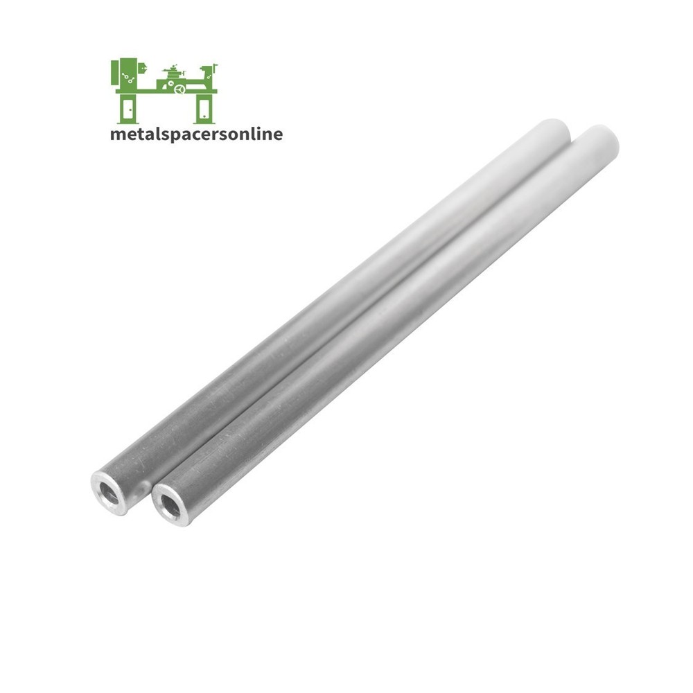 Aluminum Spacer-Tubing- 3/4″ OD x 1/4″ ID x 8″ Long–Fits M6 or 1/4″ Bolts