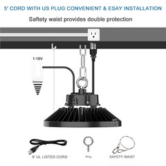 240W UFO LED High Bay Light Work Shop Warehouse Business & Industrial Lighting