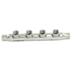 HOME-FLEX 1/2 In. X 1/2 In. X (4) 1/2 Inch CSST FIPT Stainless Steel Manifold
