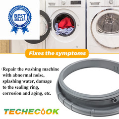 Upgraded DC97-16140P Outer Diameter: 19.7 in,Inside 15.2 in, Grey