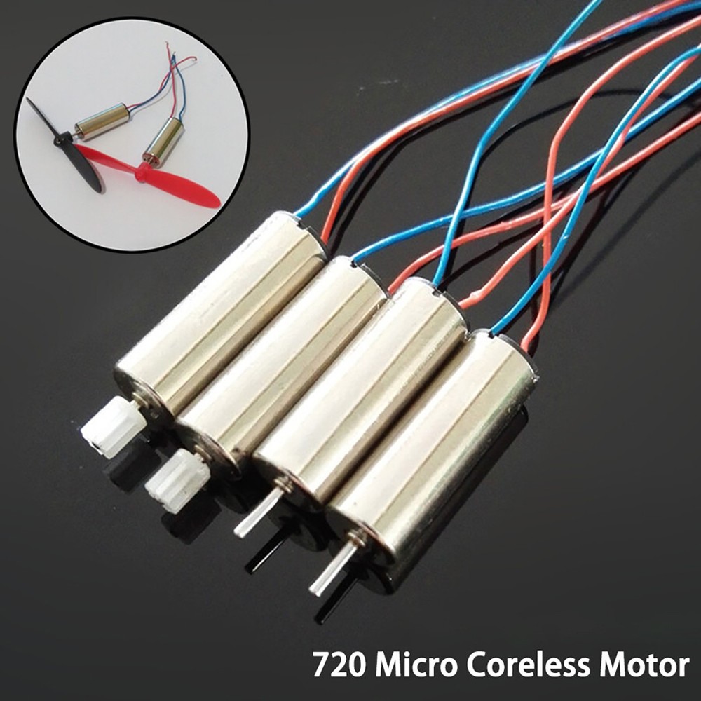 DC 3.7V 46000RPM Coreless Micro Motor 720 7x20mm for Airplane RC Model Drone DIY