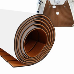 106*35″ Yacht RV Boat Flooring Decking Sheet Pad EVA Foam Faux Teak Marine Mat