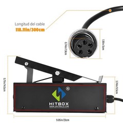 HITBOX 5in1 Aluminum AC DC TIG Welder Pulse/HF 200A MMA TIG Welder + Foot Pedal