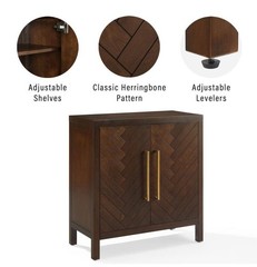CROSLEY FURNITURE Darcy Dark Brown Accent Cabinet