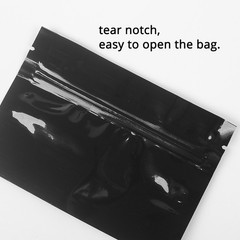 5×3.5″ Black Heavy-Duty Aluminum Foil Pouch with Strong Zipper | Multi-Purpose