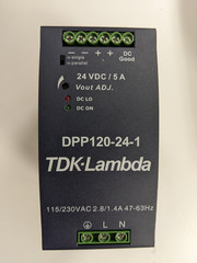 TDK-Lambda DPP120-24-1 Power Supply 115/230v-ac 5a Amp 24v-dc