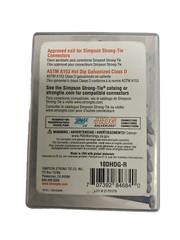 Simpson Strong-Tie 10D x 3 in Wood Joiner Hot-Dipped Galvanized Steel Nail Qty50