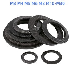 Steel Washers Toothed Safety Serrated Spring Lock Washer M3 M4 M5 M6 M8 To M30
