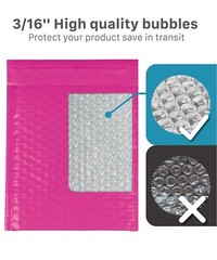 10 25 50 100 6.5″ x 10″ #0 Colored Self Seal Poly Bubble Mailer Package Envelope
