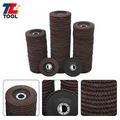 100 PCS 4-1/2″×7/8″ 40 Grit Premium Zirconia Flap Disc Sanding Grinding